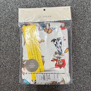 GAP Pixar Toy Story Kids Pajama Set - White and Multicolor